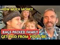 Bags packed family  how much money does bags packed family channel earn from youtube