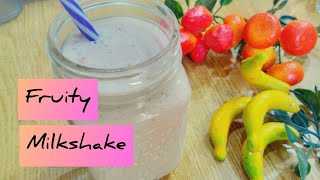 Fruity Milkshake Recipe in Urdu~Mix fruit milkshake recipe Urdu ~Iftar special drink recipe in Urdu screenshot 4