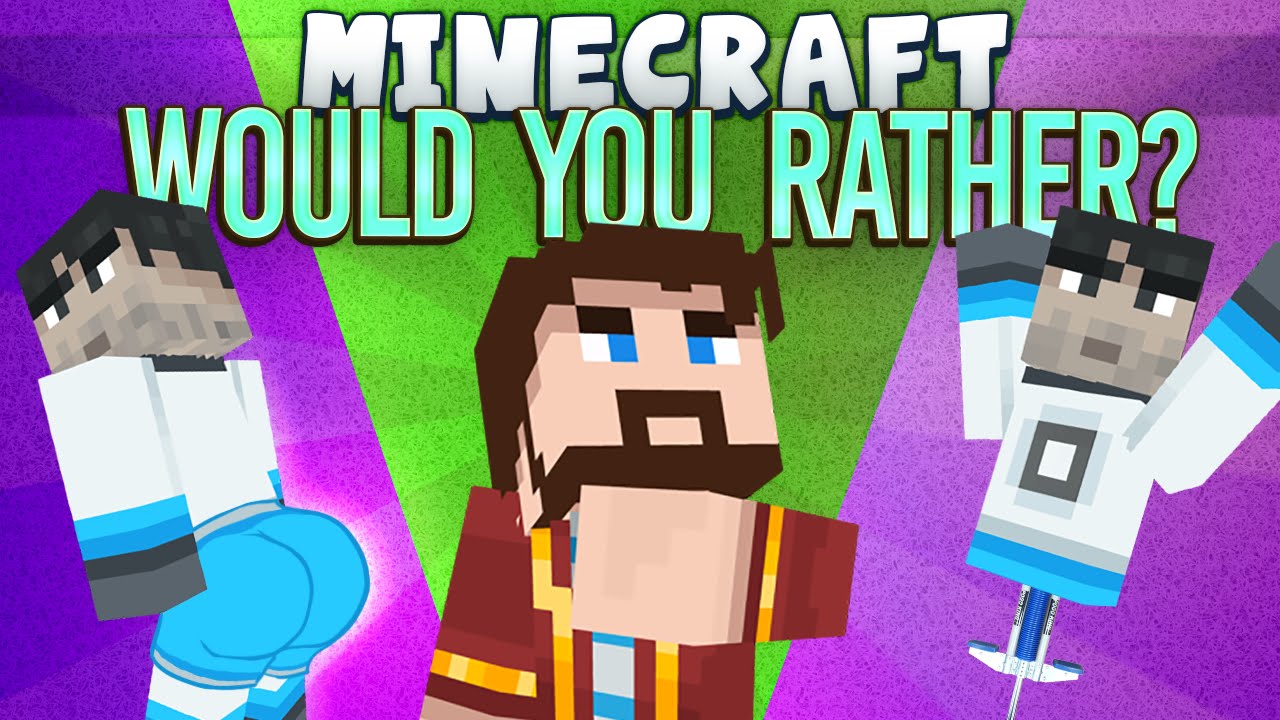 Minecraft Minigames Would You Rather Games With Sips Youtube - roblox would you rather minecraft or roblox download