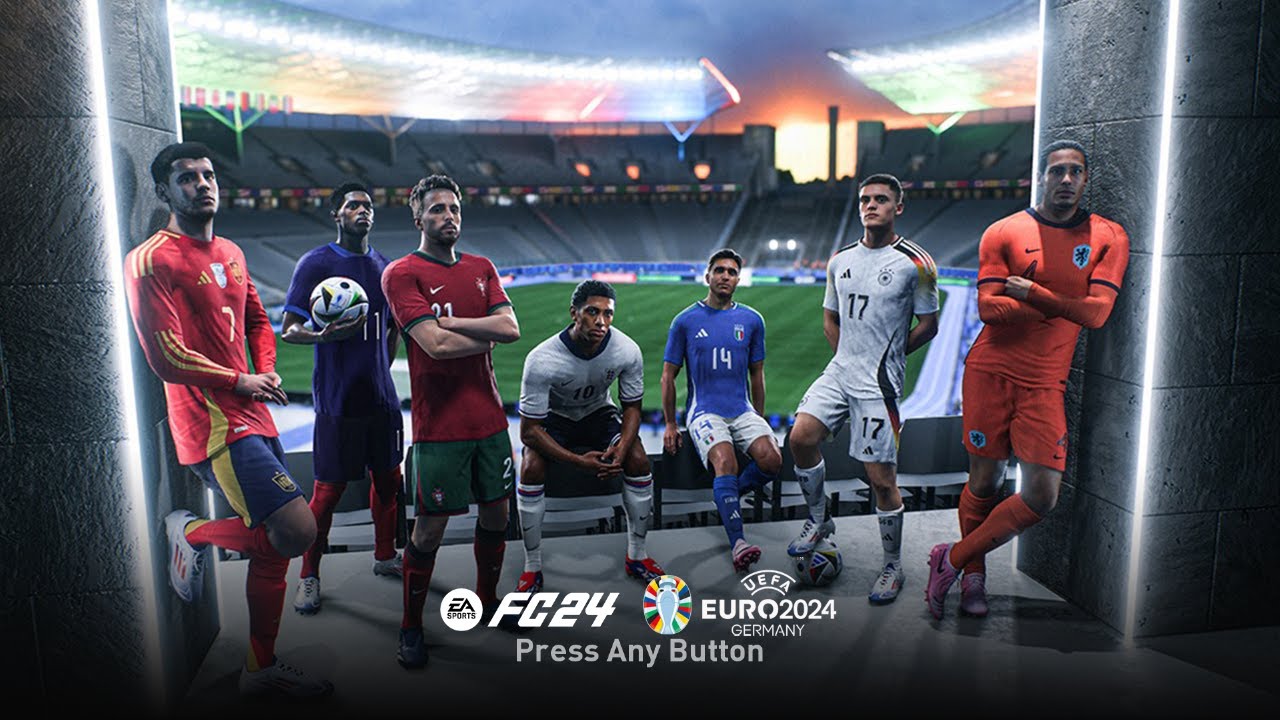 Graphic Menu EURO EA SPORTS FC Version 2024 For PES 2017 by WinPES21 ...