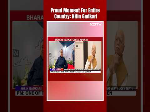 LK Advani News | Nitin Gadkari On Bharat Ratna To LK Advani: "Proud Moment For Entire Country"