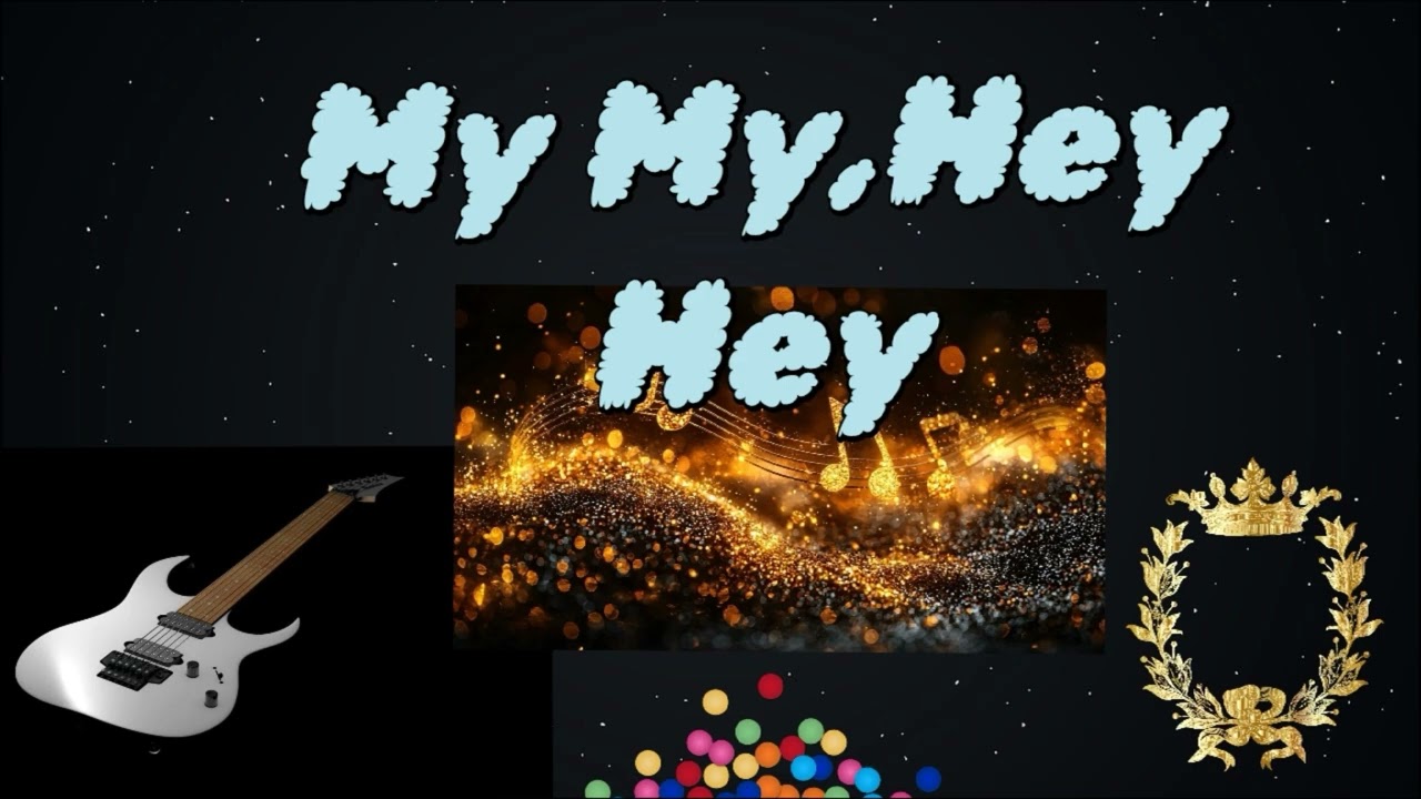 My My, Hey Hey cover Christos Petmezis