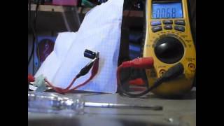 Electrolitic Capacitor Explosion Inverted polarity