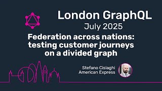 Federation across nations: testing customer journeys on a divided graph