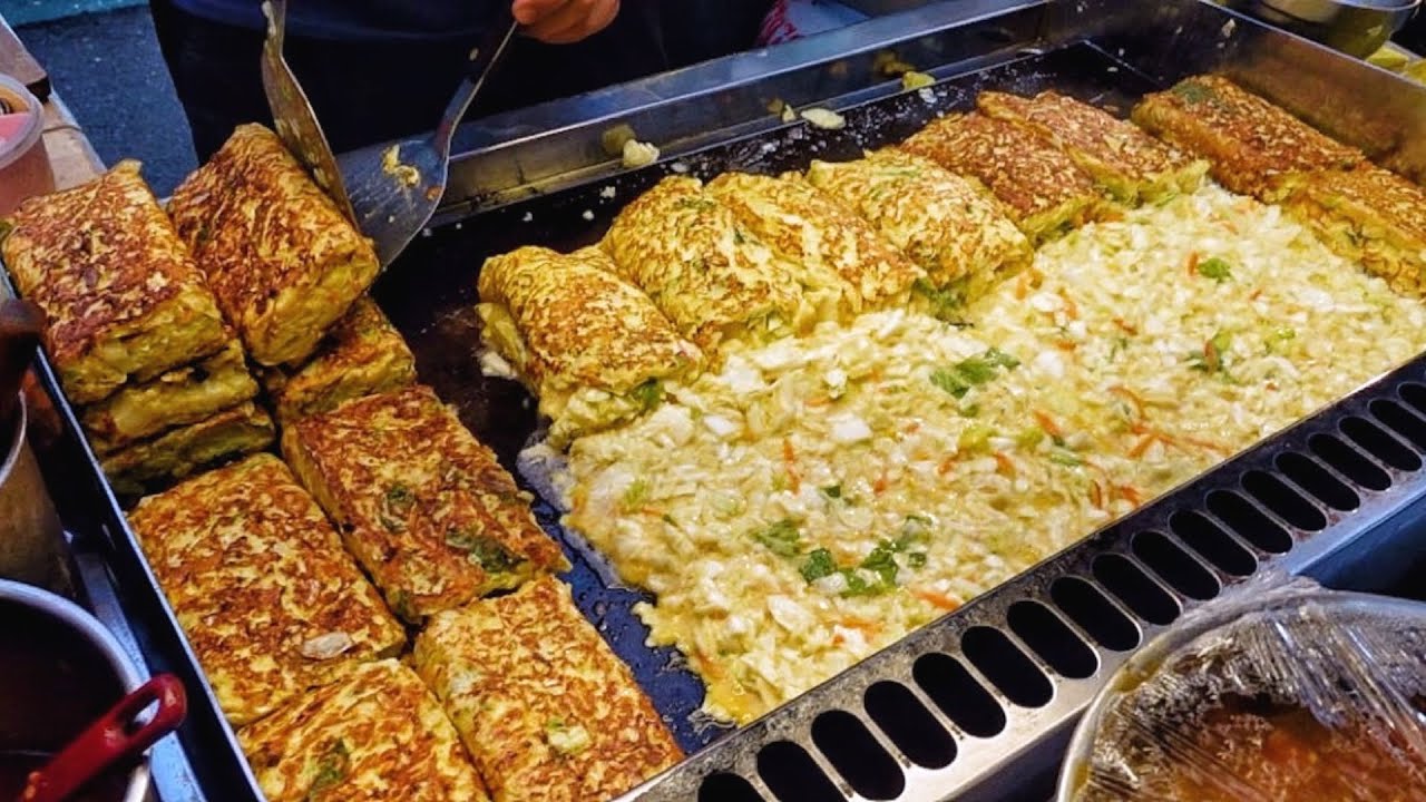 Самый длинный ночной рынок Тайваня! 10 самых уникальных продуктовых ларьков