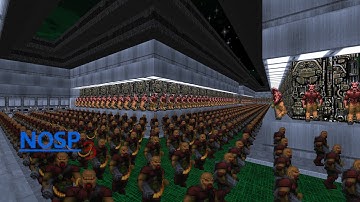 Doom II: nosp3 - Map 09 (Cacodemon Refinery) UV-Max in 9:35