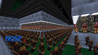 Doom II: nosp3 - Map 09 (Cacodemon Refinery) UV-Max in 9:35