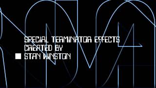 Terminator Credits created using After Effects and Photoshop