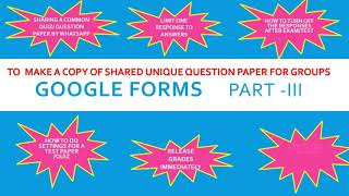HOW TO USE GOOGLE FORMS | TUTORIAL PART  3 Profile