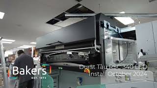 Durst Tau RSC 340 LED Install at Bakers Stage 2