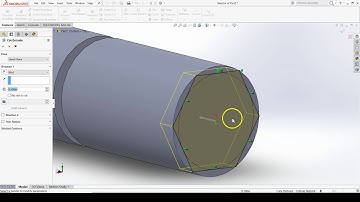 Offset Shaft Hex Cut