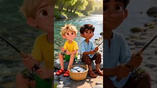 Story of Two Friends and a Mermaid #cartoon #animation #like #subscribe #cartoonstory