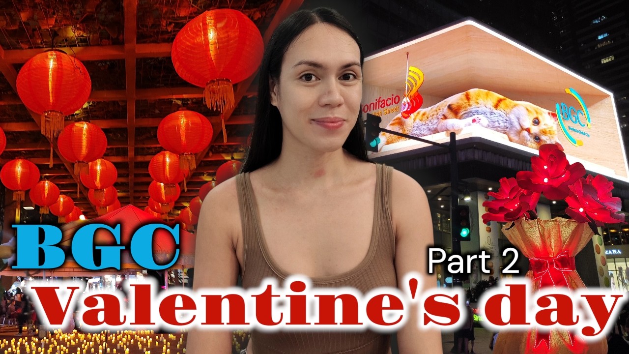 Valentine’s Day Solo Vlog: Part 2/ Market-Market: BGC
