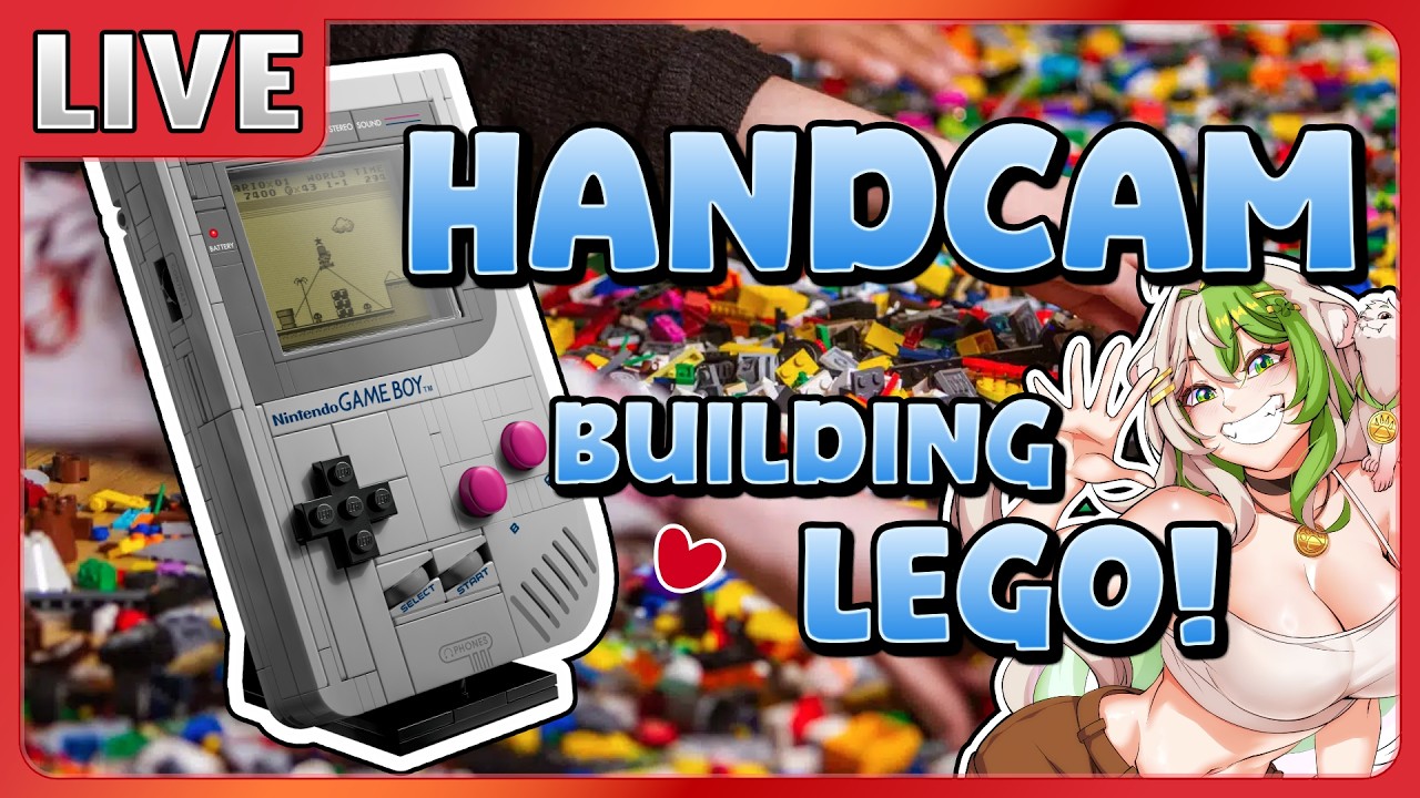 HANDCAM Lego Stream! Pretty hands return with Gameboy Lego!