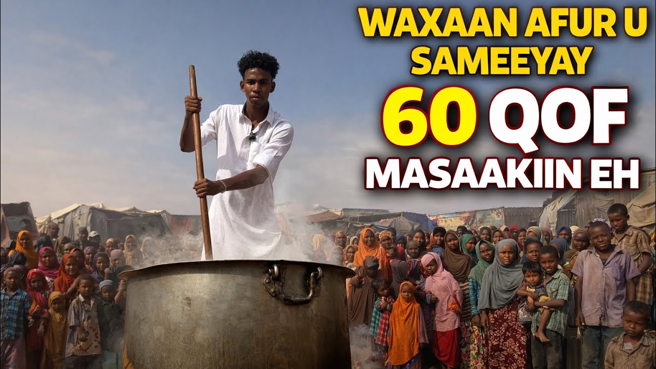 WAXA GACANTEYDA AFUR UGU SAMEEYAY KU DHAWAAD 60 QOF OO MASAKIIN EH 🤲😭
