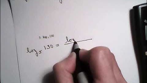 College Algebra   5.3(b)  Video #3  Change of Base