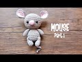 MOUSE PART 1 HOW TO CROCHET AMIGURUMI TUTORIAL 