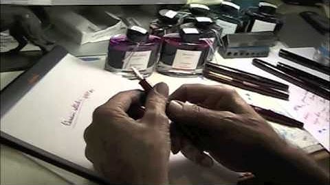 Cursive Italic vs. Formal Italic - customized fountain pen nibs from nibs.com