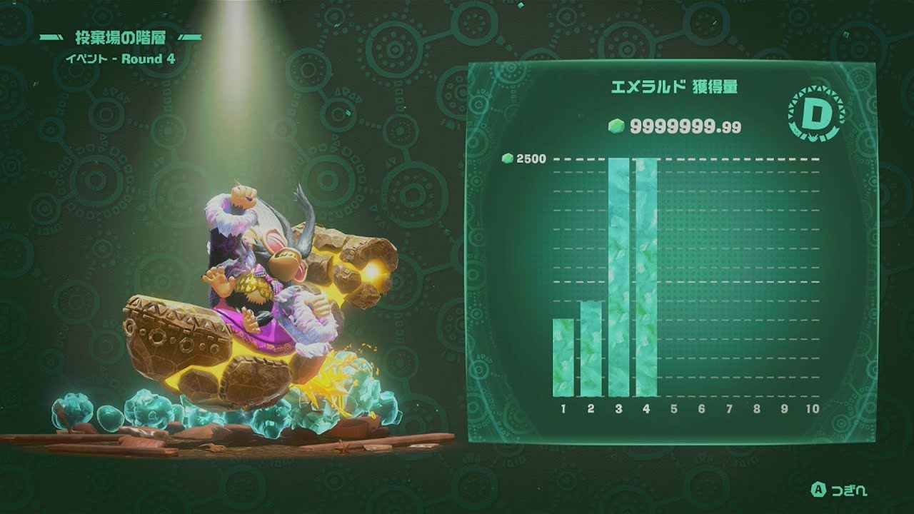 【ドンキーコング バナンザ】エメラルドラッシュ 第3回イベント「ディグ＆ビート」 カンスト(Round4)