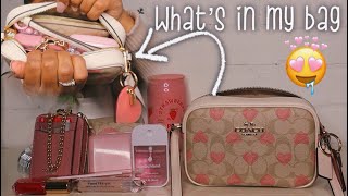 What’s In My Bag: Coach Valentines Heart Camera Bag