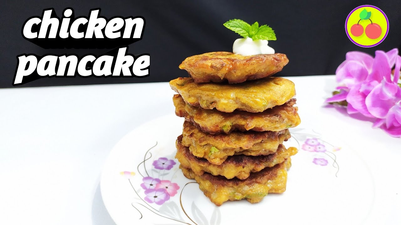 Amazing chicken pancake recipe Home made chicken pancakes for