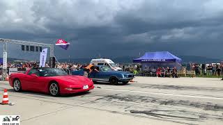 Chevrolet Corvette C4 vs 1967 Ford Mustang Eleanor drag race 1/4 mile 🚦🚗 - 4K