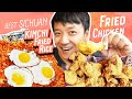 BEST Korean Fried Chicken BHC! CHEAPEST Tasty KOREAN DUMPLINGS & BBQ Fried Rice!