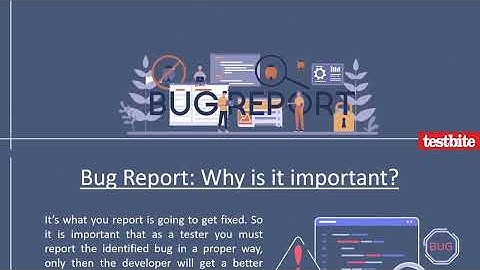 How to create an effective Bug Report | Software Testing | TestBite