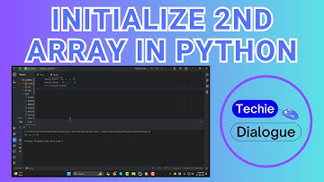 How to Initialize 2nd Array in Python