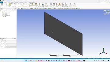 Modal Analysis of a Uniform Rectangular Plate | Ansys Workbench 2023