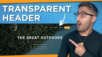 How to Add a Transparent Header to Your WordPress Website | Astra + Elementor Tutorial
