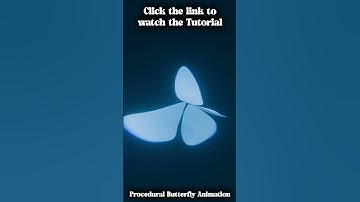Procedural Butterfly Animation Blender 4.1  | Blender tutorial