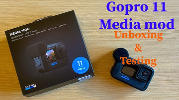 Gopro 11 Media Mod. Unboxing and testing (Greek subtitles)