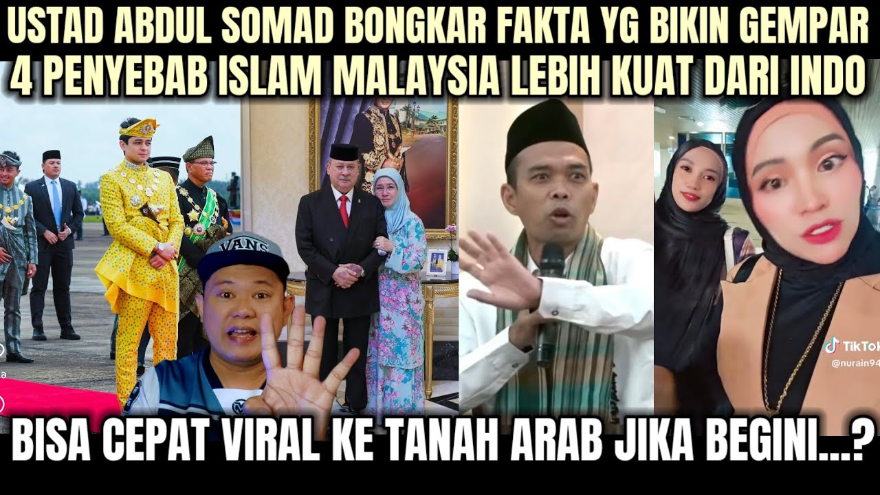 INI YG PALING DITAKUTI‼️ABDUL SOMAD BONGKAR FAKTA ISLAM INDO VS MALAYSIA