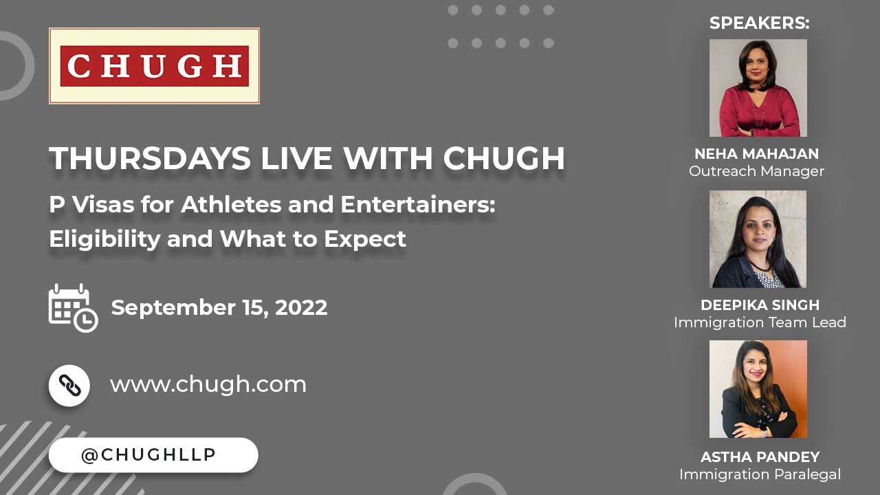 P Visas for Athletes and Entertainers: Eligibility and What to Expect