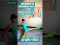 The nemesis of a protruding belly! Try this exercise How many can you do #HomeWorkout #Abs #SlimLegs