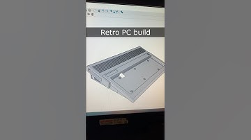 PC console in the 80s commodore style