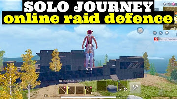 SOLO ONLINE RAID DEFENCE | SOLO JOURNEY PART 3 | LAST ISLAND OF SURVIVAL | LAST DAY RULES SURVIVAL