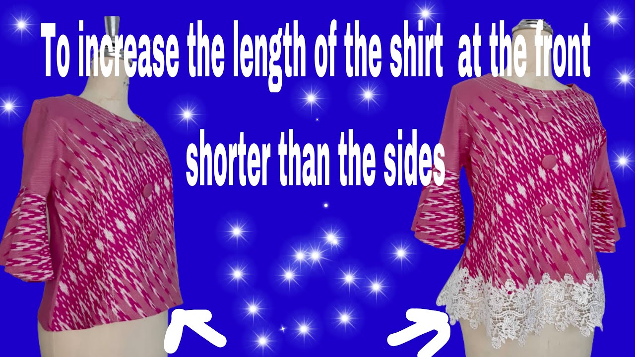 Easy and beautiful clothing correction techniques YouTube