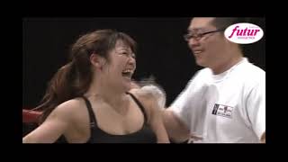 隣井朝子(井岡) vs 栗原理恵(江坂) 女子54.5kg契約4回戦 #womensboxing #fight