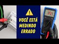 COMO NÃO ERRAR NA MEDIÇÃO DO MULTIMETRO!? TENSÃO FALSA NO MULTIMETRO!!