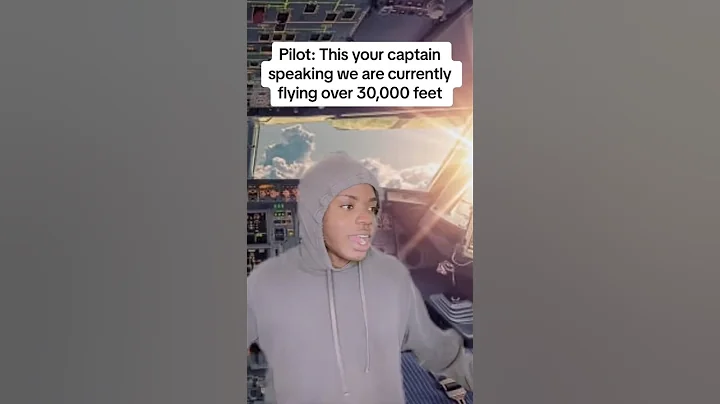 When the pilot says “we are 30,000 feet” 😂