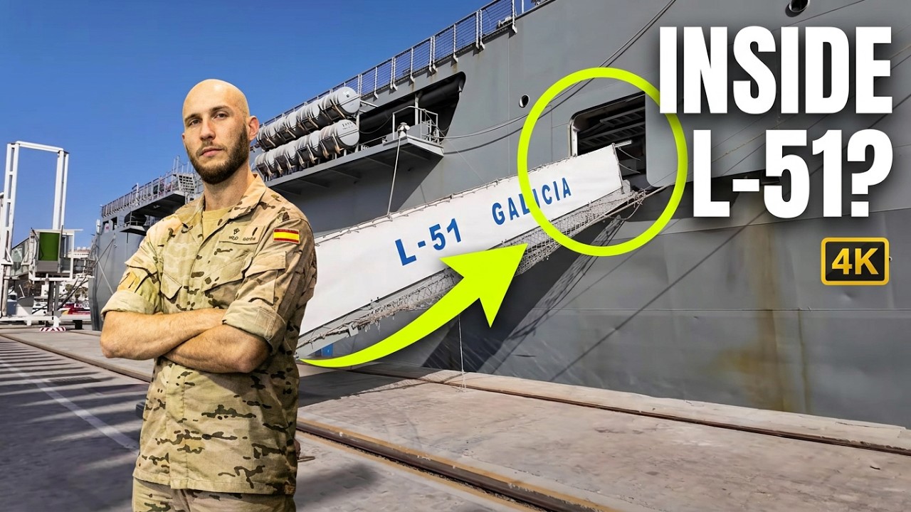 $100,000,000 Warship: What's Really Inside? 🚢 Spanish Galicia L-51 Landing Platform Dock Tour