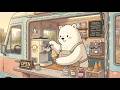 The Sweet Scoop 🐻🍦 | Nostalgic LoFi Jazz &amp; Ice Cream Shop ASMR for Sunny Focus