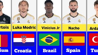 REAL MADRID Players Nationality 2024/25 UPDATE