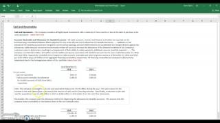 Intermediate Accounting Final Project Part 1