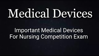 List Of Medical Instrument and Device..