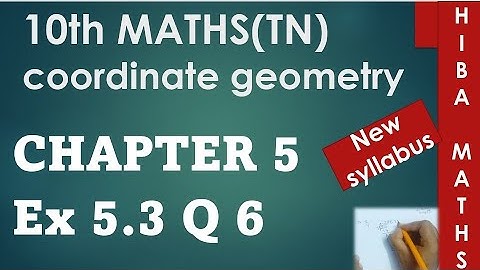 10th maths chapter 5 exercise 5.3 question 6 tn samacheer hiba maths