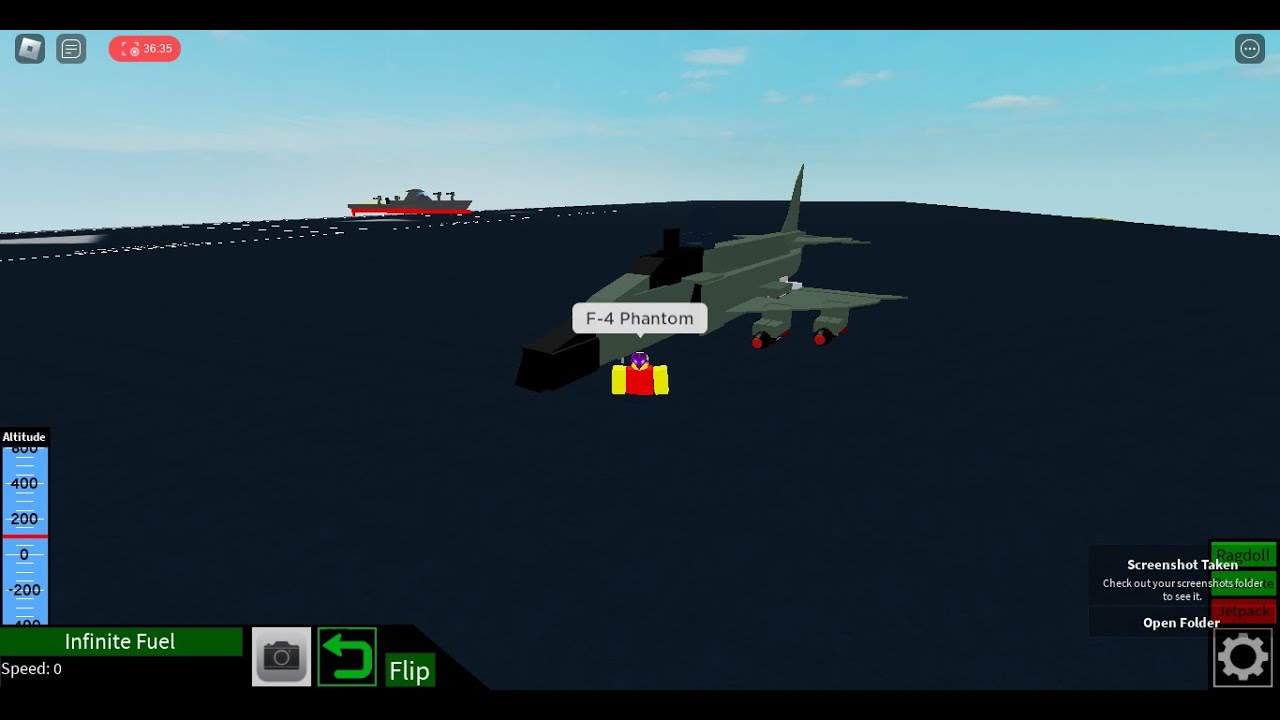 ROBLOX PLANE CRAZY SHOWCASE F-4 Phantom, 123pan