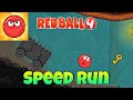 Red Ball 4 - Full Gameplay Walkthrough (Speed Run) (iOS, Android)